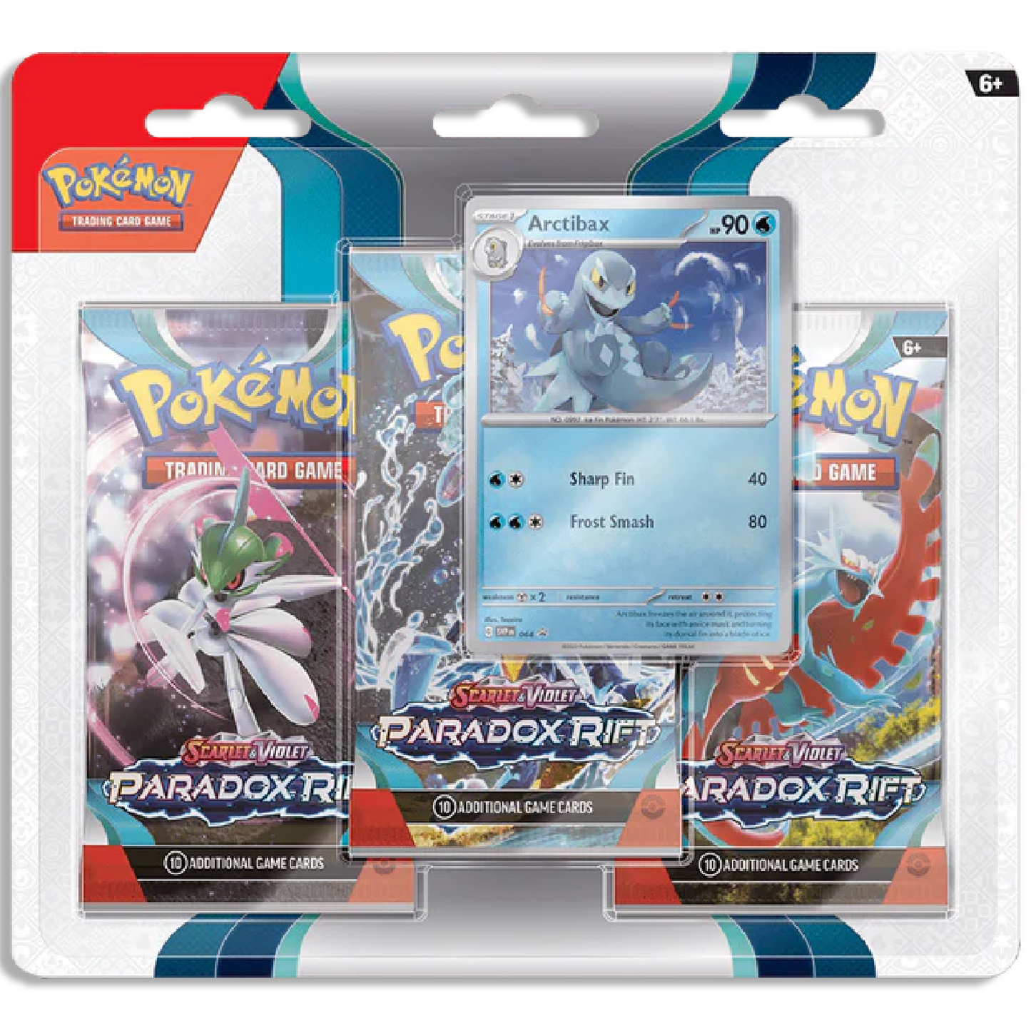Pokémon Paradox Rift 3-Pack Blister Arctibax (EN)