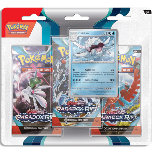 Pokémon Paradox Rift 3-Pack Blister Cetitan (EN)